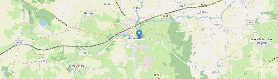 Montsûrs - Carte