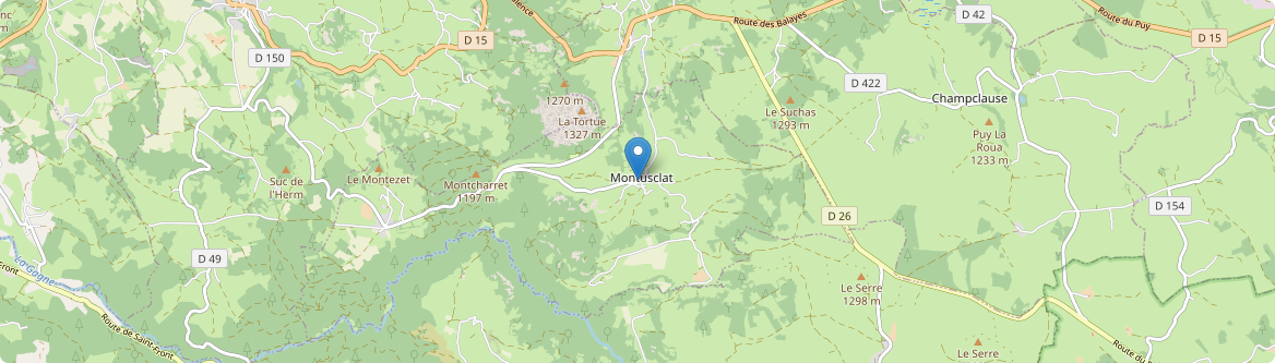 Montusclat - Carte