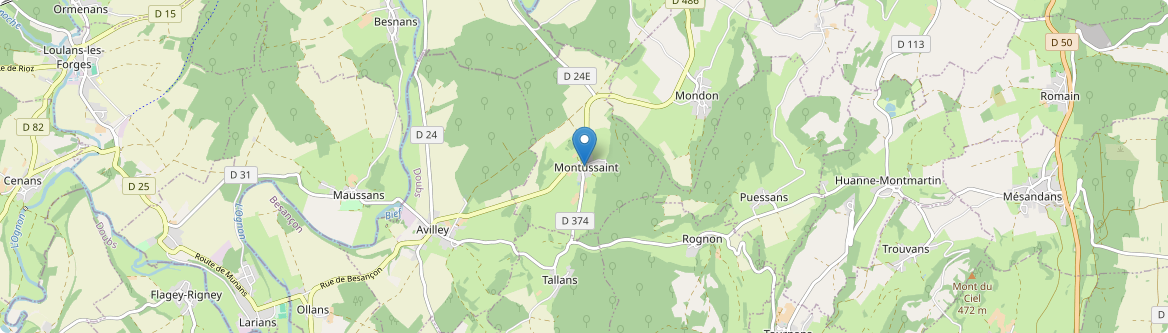 Montussaint - Carte