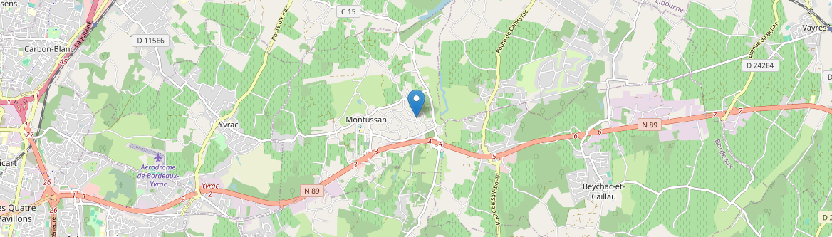 Montussan - Carte