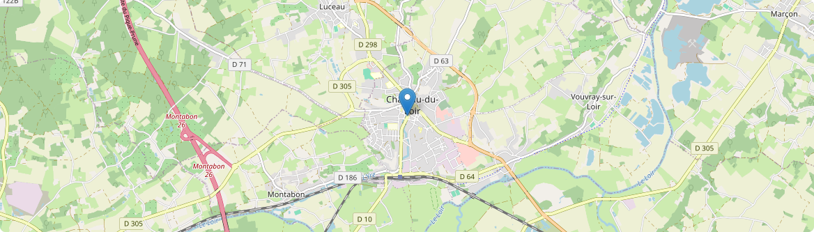 Montval-sur-Loir - Carte