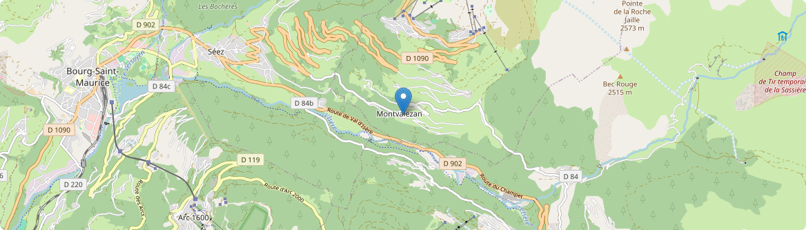 Montvalezan - Carte