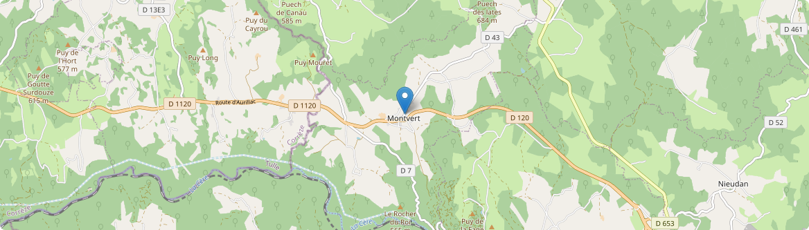 Montvert - Carte