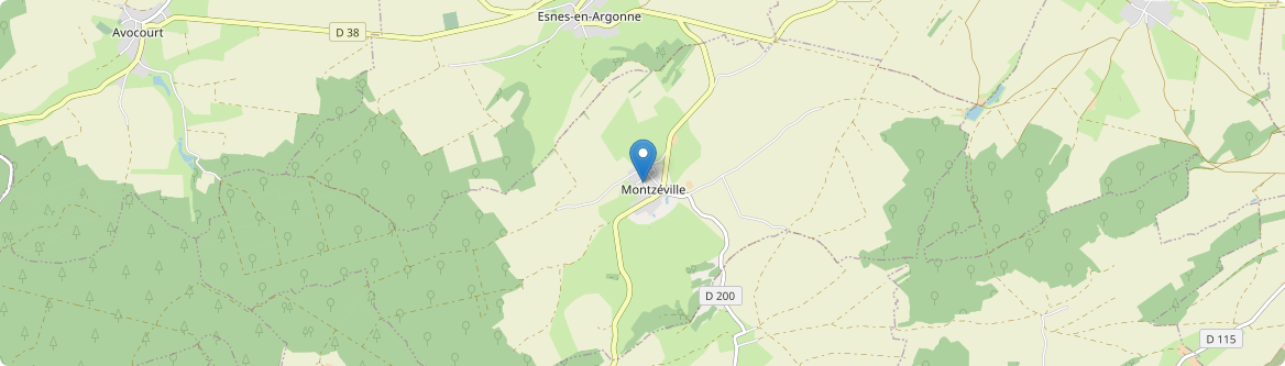 Montzéville - Carte