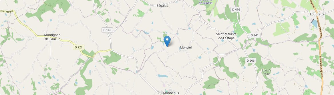 Monviel - Carte