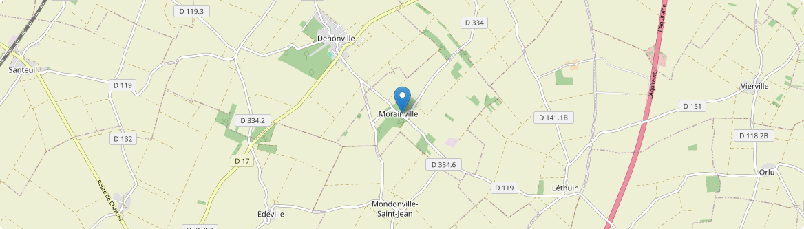 Morainville - Carte