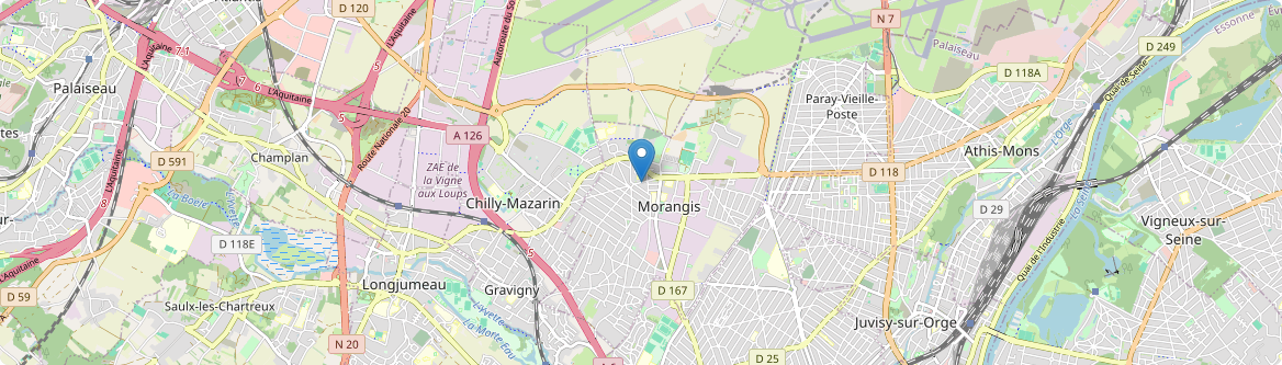 Morangis - Carte