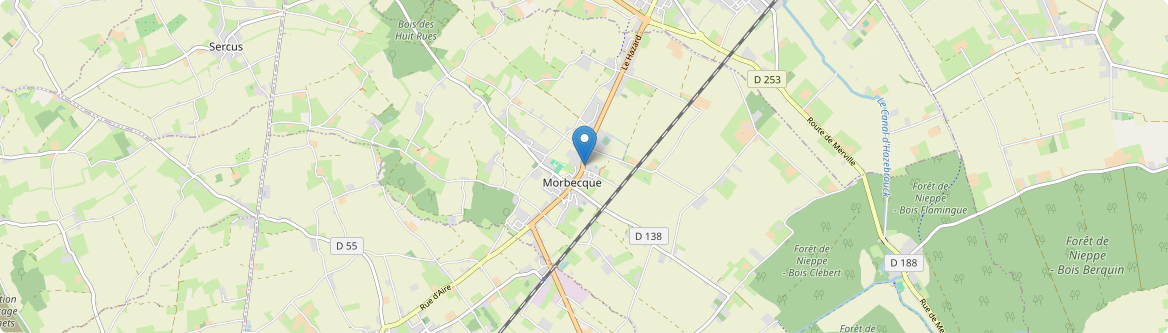 Morbecque - Carte