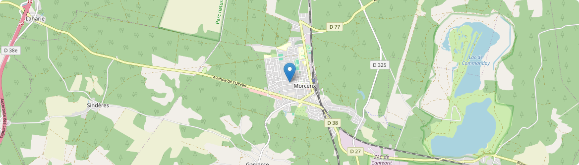 Morcenx-la-Nouvelle - Carte