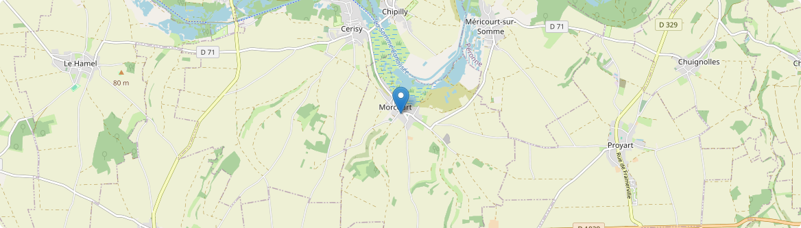 Morcourt - Carte
