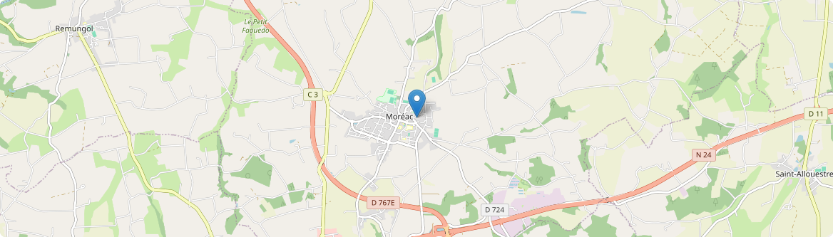 Moréac - Carte