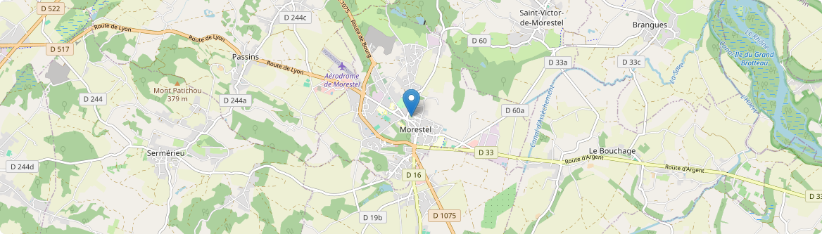 Morestel - Carte