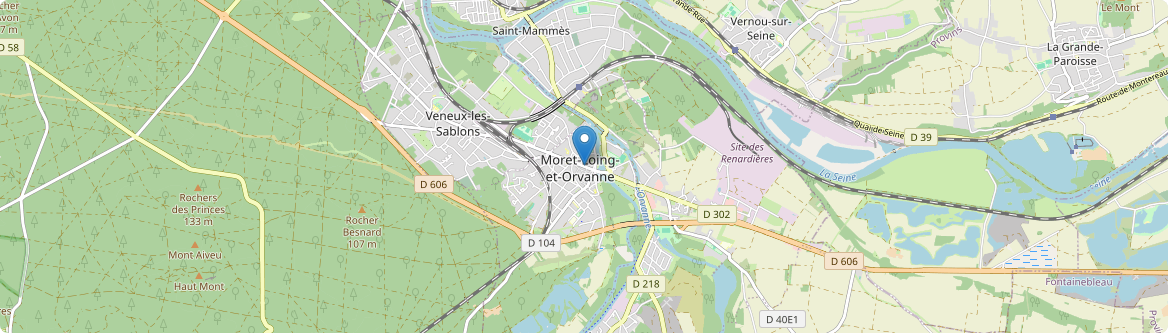 Moret-Loing-et-Orvanne - Carte