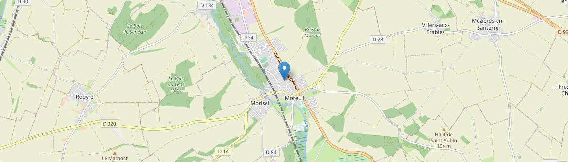 Moreuil - Carte