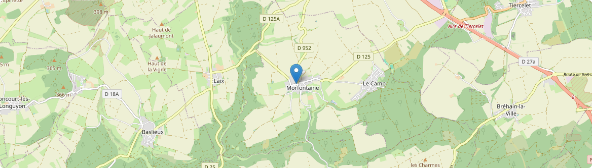 Morfontaine - Carte