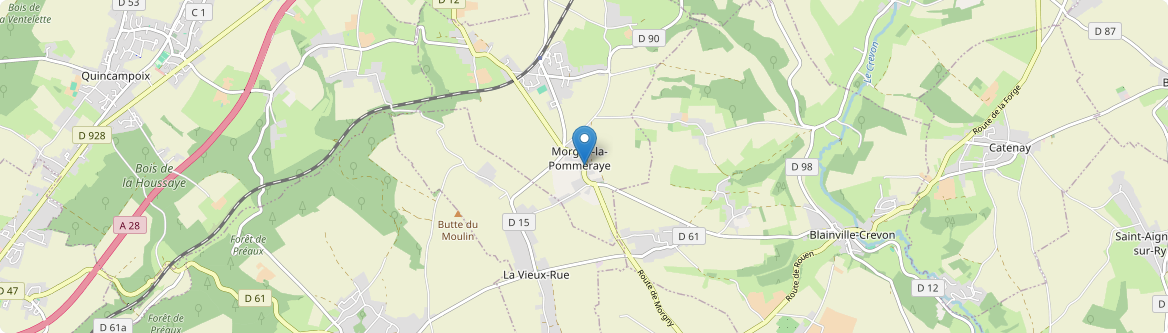 Morgny-la-Pommeraye - Carte