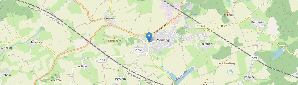 Morhange - Carte