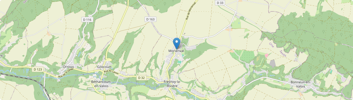 Morienval - Carte