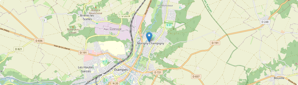 Morigny-Champigny - Carte