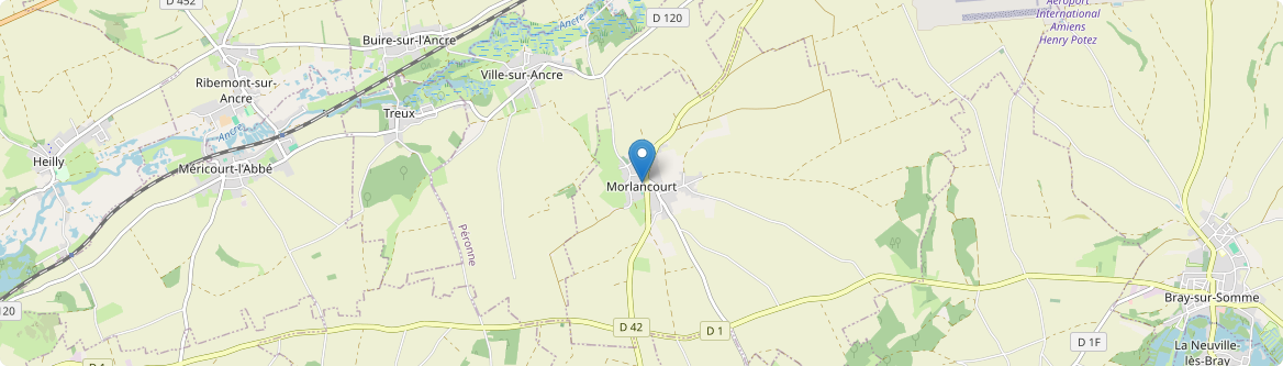 Morlancourt - Carte