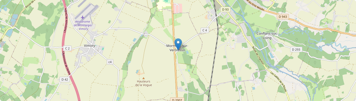Mormant-sur-Vernisson - Carte