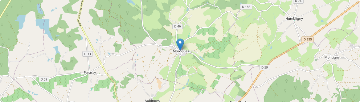 Morogues - Carte