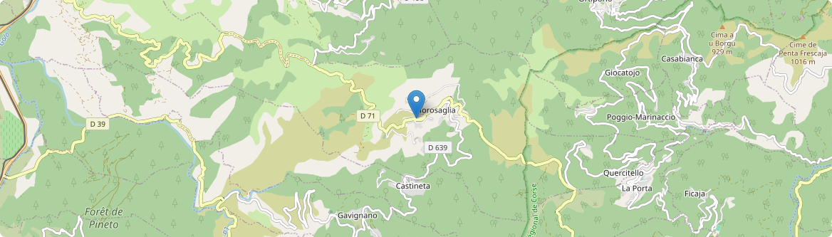 Morosaglia - Carte