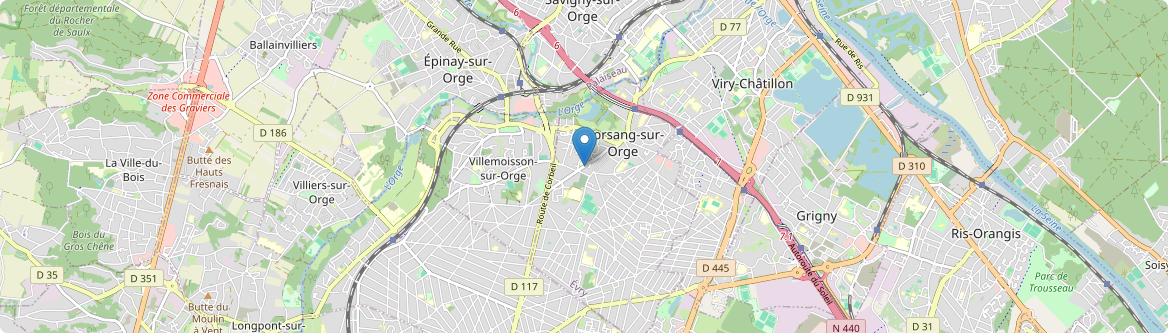 Morsang-sur-Orge - Carte