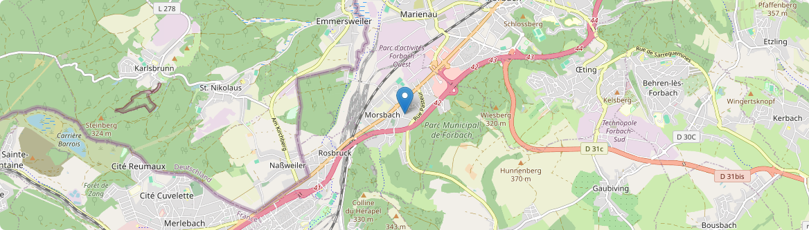 Morsbach - Carte