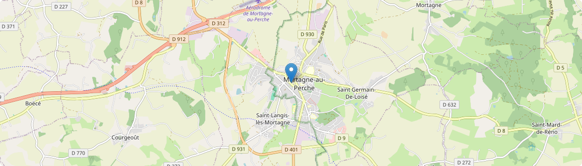 Mortagne-au-Perche - Carte