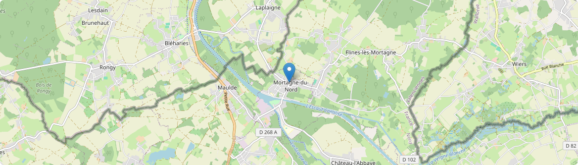Mortagne-du-Nord - Carte