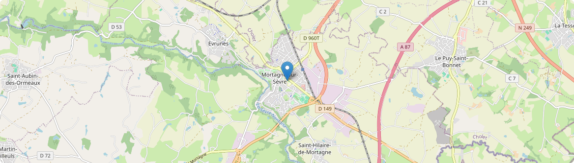 Mortagne-sur-Sèvre - Carte