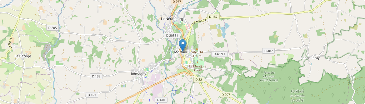 Mortain-Bocage - Carte