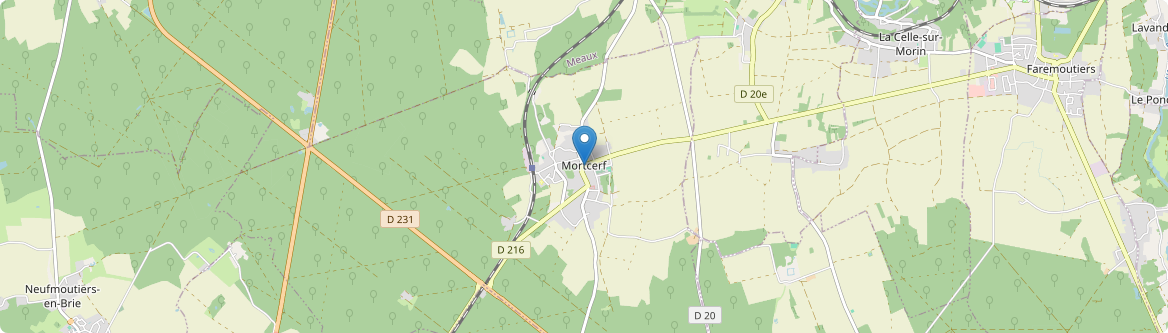 Mortcerf - Carte