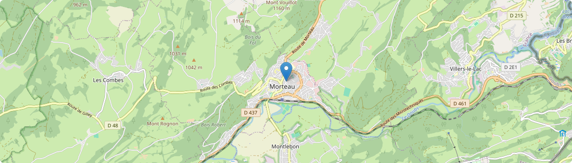 Morteau - Carte