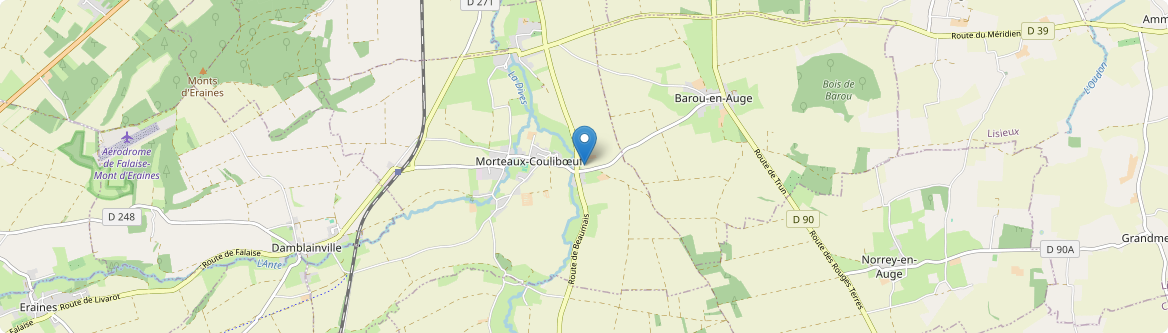 Morteaux-Coulibœuf - Carte