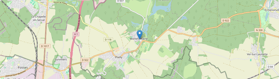 Mortefontaine - Carte