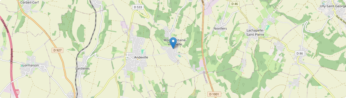 Mortefontaine-en-Thelle - Carte