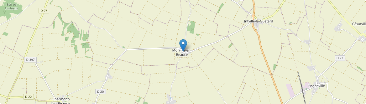 Morville-en-Beauce - Carte