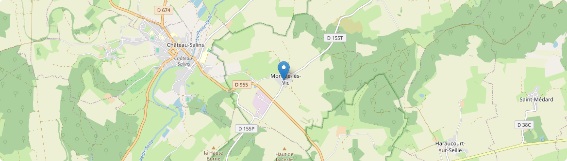 Morville-lès-Vic - Carte