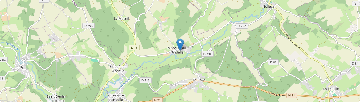 Morville-sur-Andelle - Carte