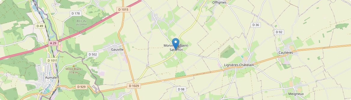 Morvillers-Saint-Saturnin - Carte