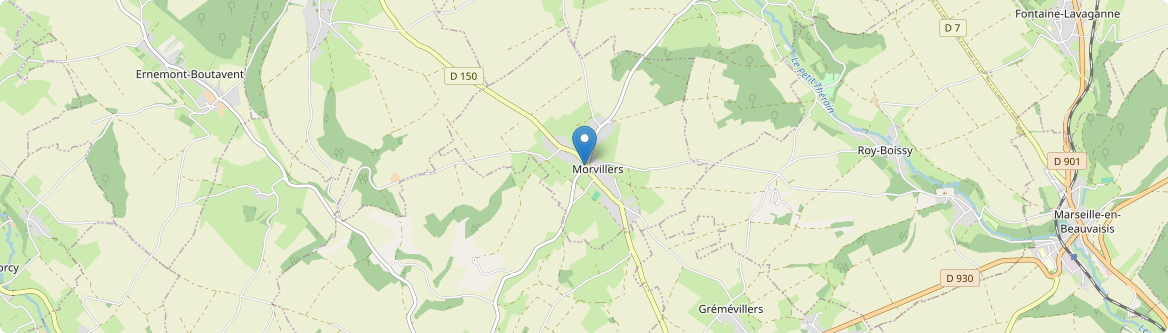Morvillers - Carte