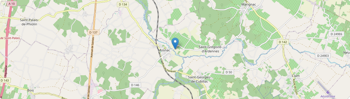 Mosnac - Carte