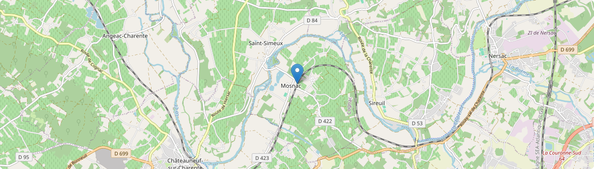 Mosnac-Saint-Simeux - Carte