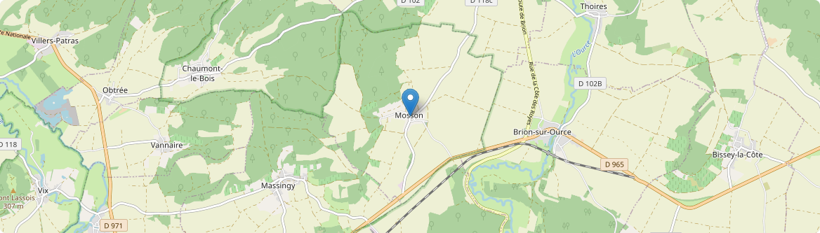 Mosson - Carte
