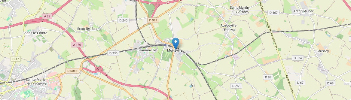Motteville - Carte