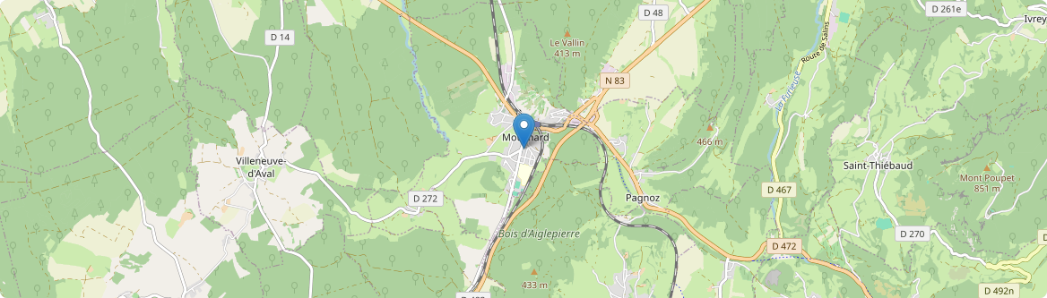 Mouchard - Carte