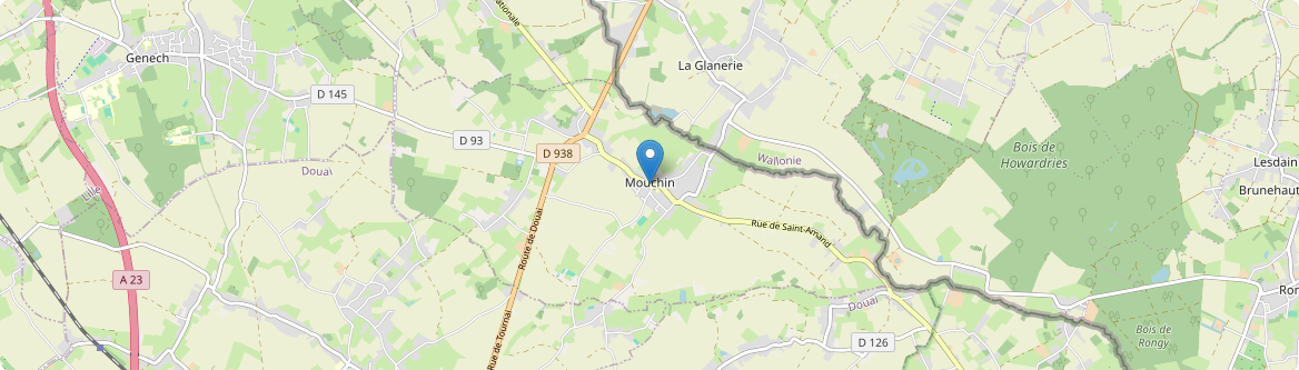 Mouchin - Carte