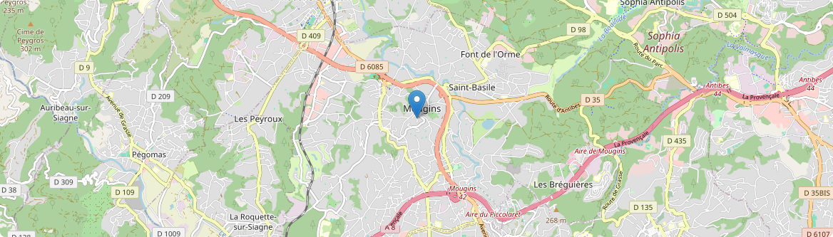 Mougins - Carte